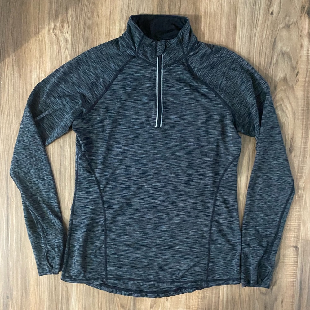 Ideology grey long sleeved active top